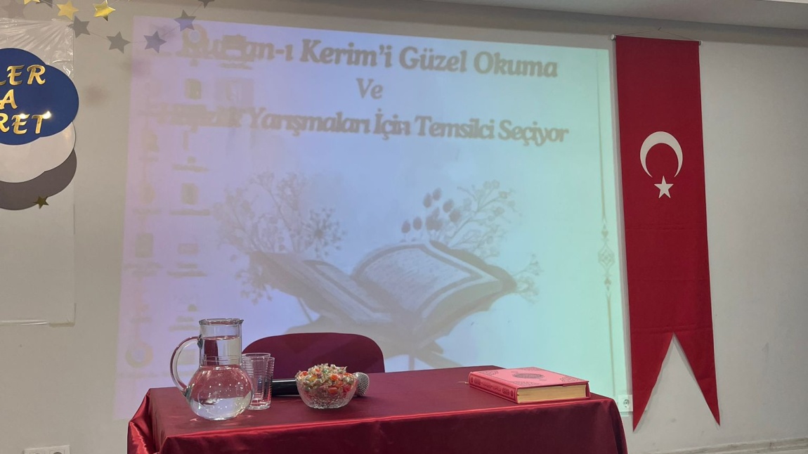 KUR'AN-I KERİM'İ GÜZEL OKUMA ve HAFIZLIK YARIŞMALARI İÇİN TEMSİLCİ SEÇİMİ YAPILDI